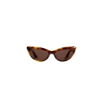 Khaite Oliver Peoples 1963C Sunglasses in Dark Mahogany and Brown