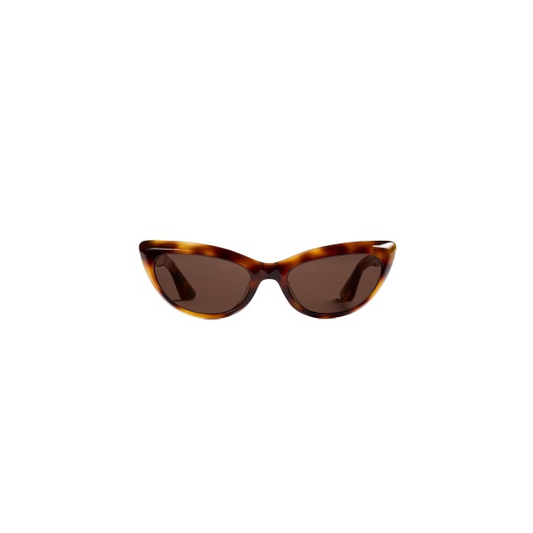 Khaite Oliver Peoples 1963C Sunglasses in Dark Mahogany and Brown