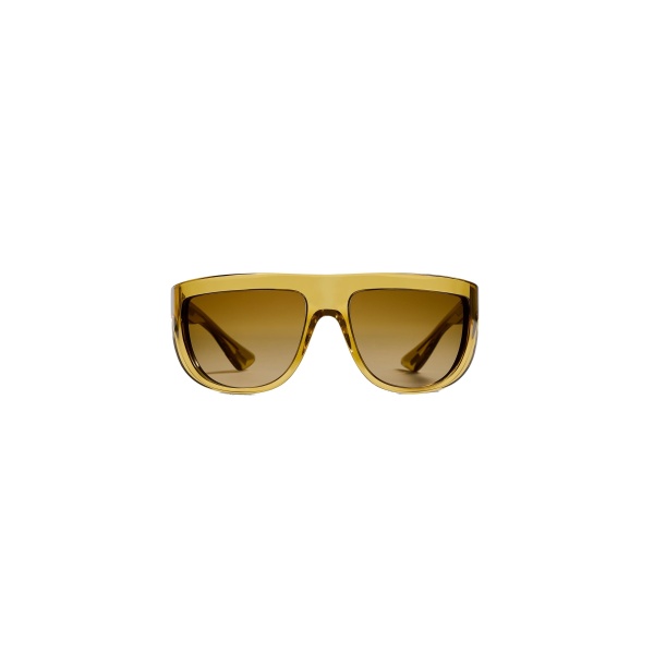 Khaite Oliver Peoples 1974C Sunglasses in Dark Honey and Amaretto Gradient