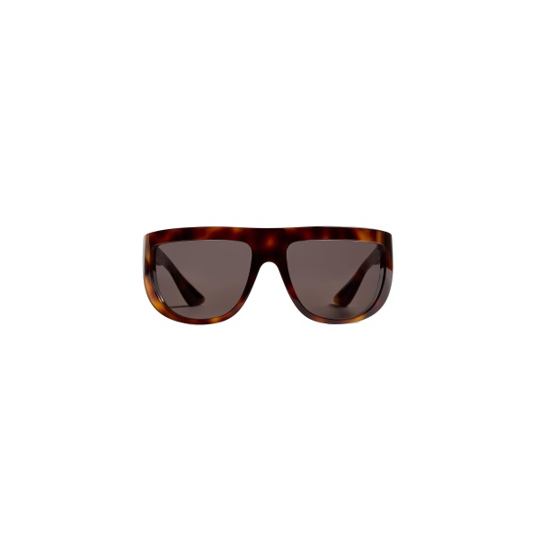 Khaite Oliver Peoples 1974C Sunglasses in Dark Mahogany and Brown