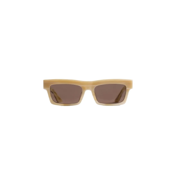 Oliver Peoples 1985C Sunglasses in Beige Silk and Brown