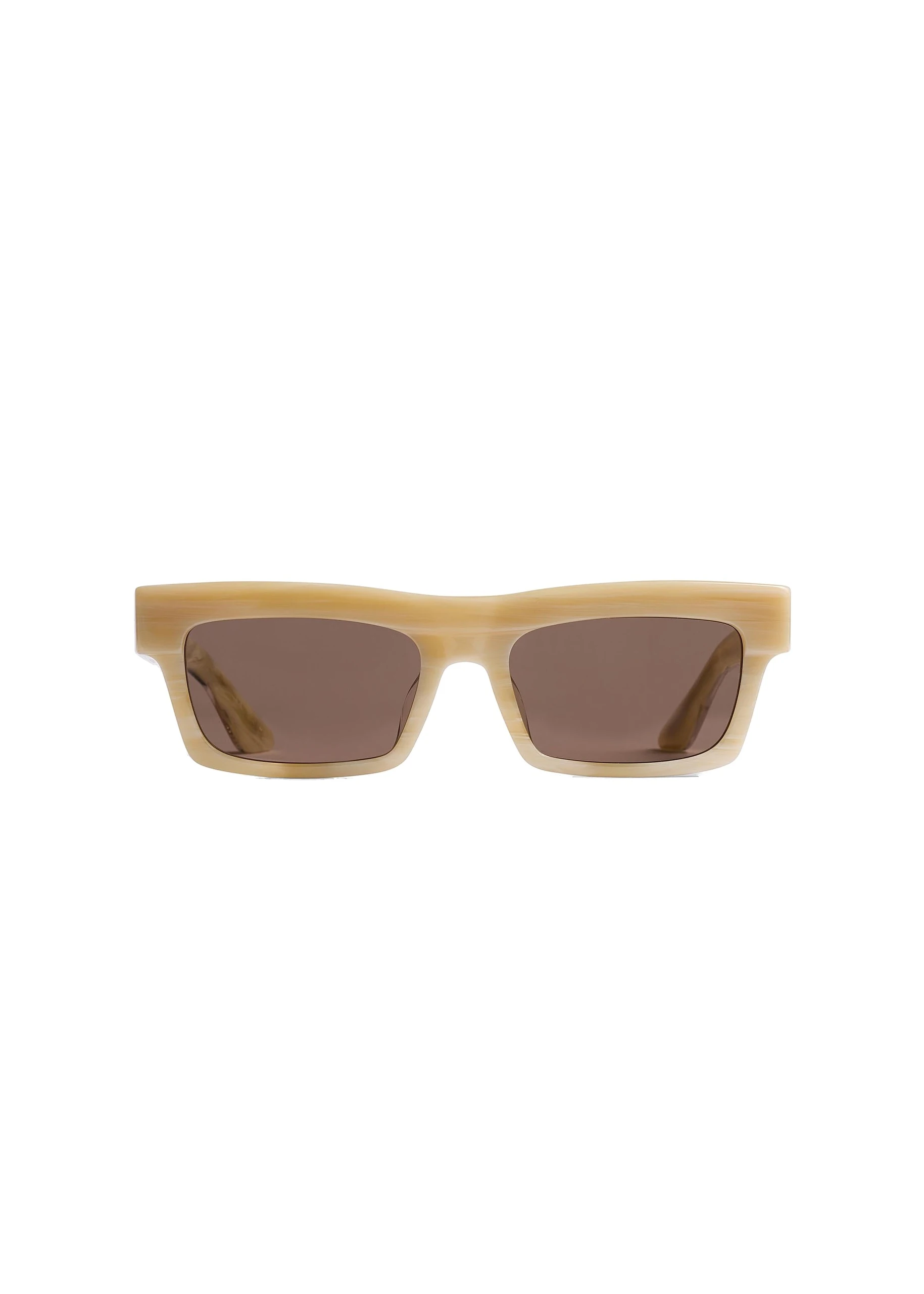 Khaite x Oliver Peoples 1985C Sunglasses in Beige Silk and Brown | Buy Sunglasses at Luxury Shoes Khaite Oliver Peoples 1985C Sunglasses in Beige Silk and Brown