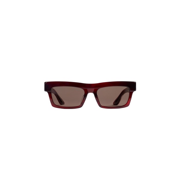 Khaite Oliver Peoples 1985C Sunglasses in Bordeaux Bark and Brown