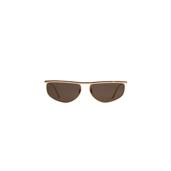 Khaite Oliver Peoples 1986C Sunglasses in Gold and Green