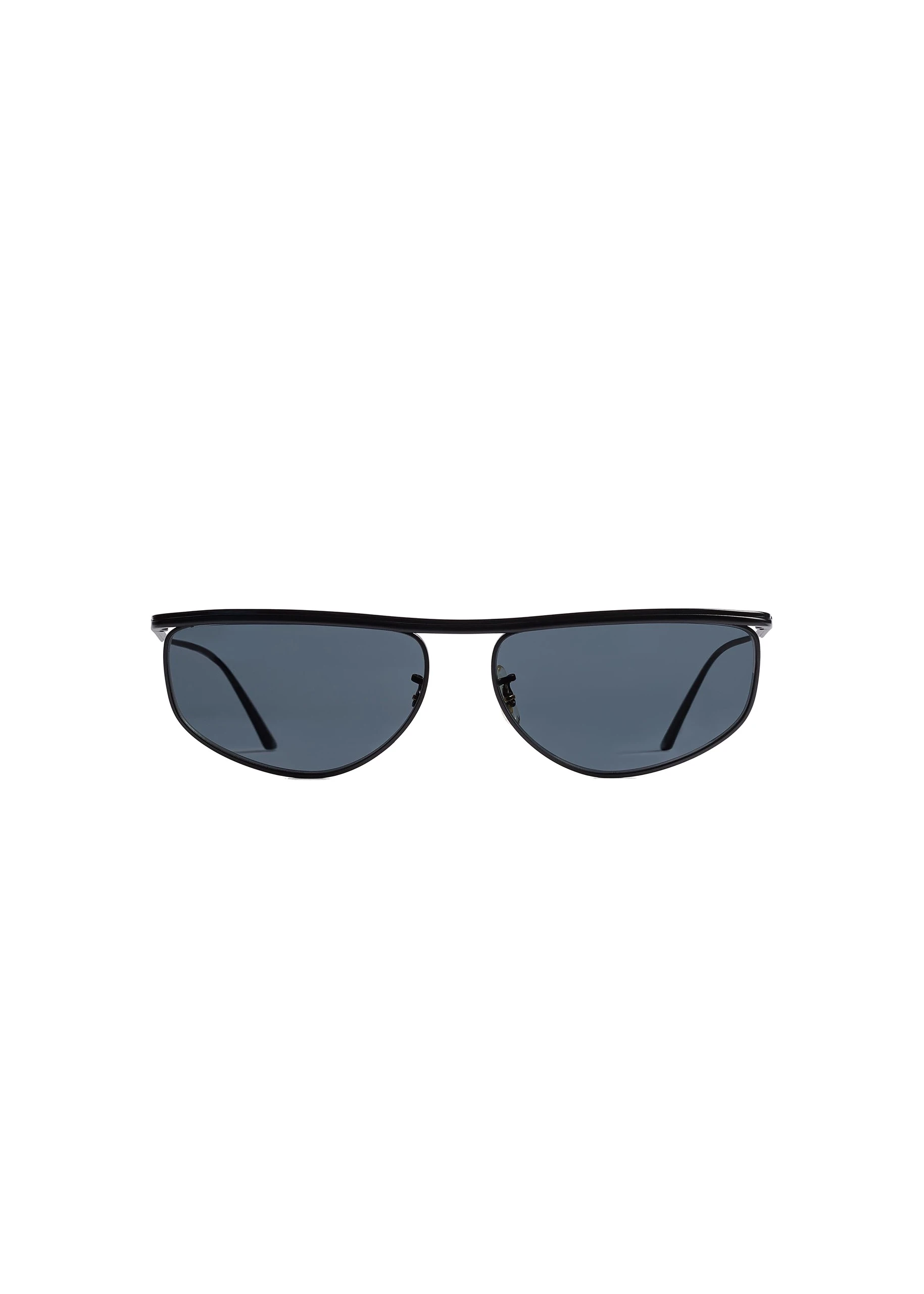 Khaite x Oliver Peoples 1986C Sunglasses in Matte Black and Grey | Buy Sunglasses at Luxury Shoes Khaite Oliver Peoples 1986C Sunglasses in Matte Black and Grey