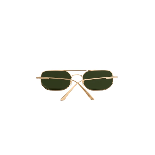 Oliver Peoples 1989C Sunglasses in Gold and Green - Image 3