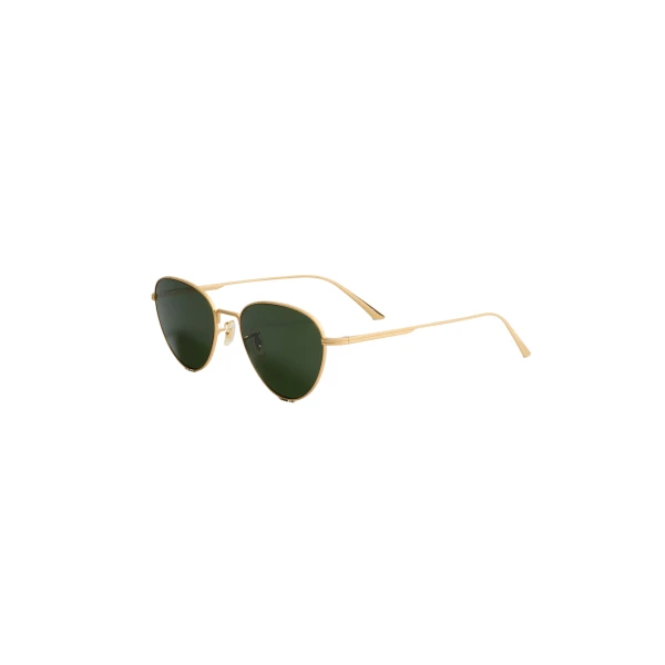 Oliver Peoples 1991C Sunglasses in Gold and Green - Image 2