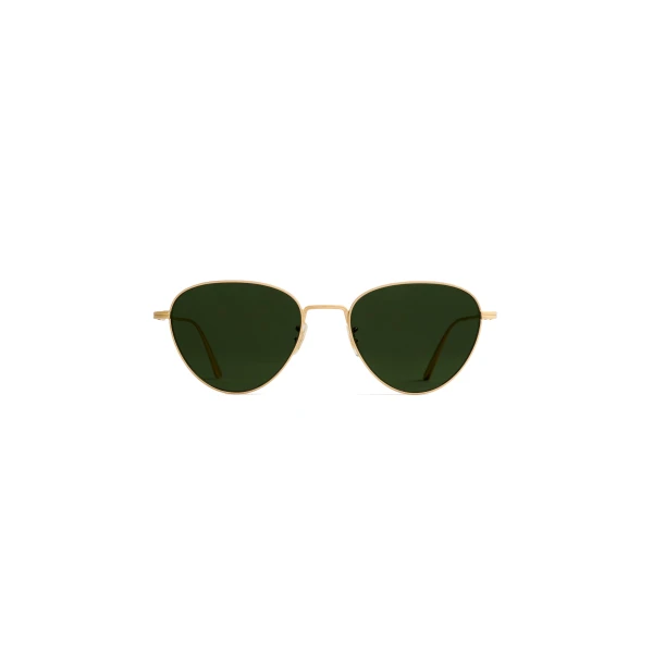 Khaite Oliver Peoples 1991C Sunglasses in Gold and Green