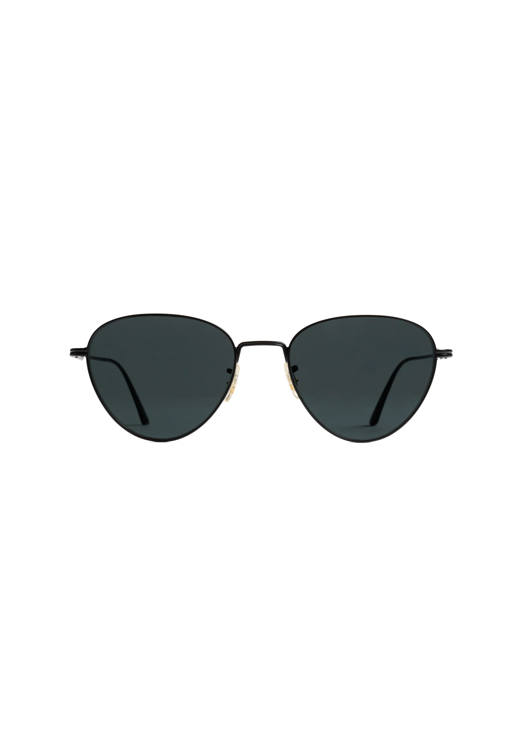 Khaite x Oliver Peoples 1991C Sunglasses in Matte Black and Grey | Buy Sunglasses at Luxury Shoes Khaite Oliver Peoples 1991C Sunglasses in Matte Black and Grey