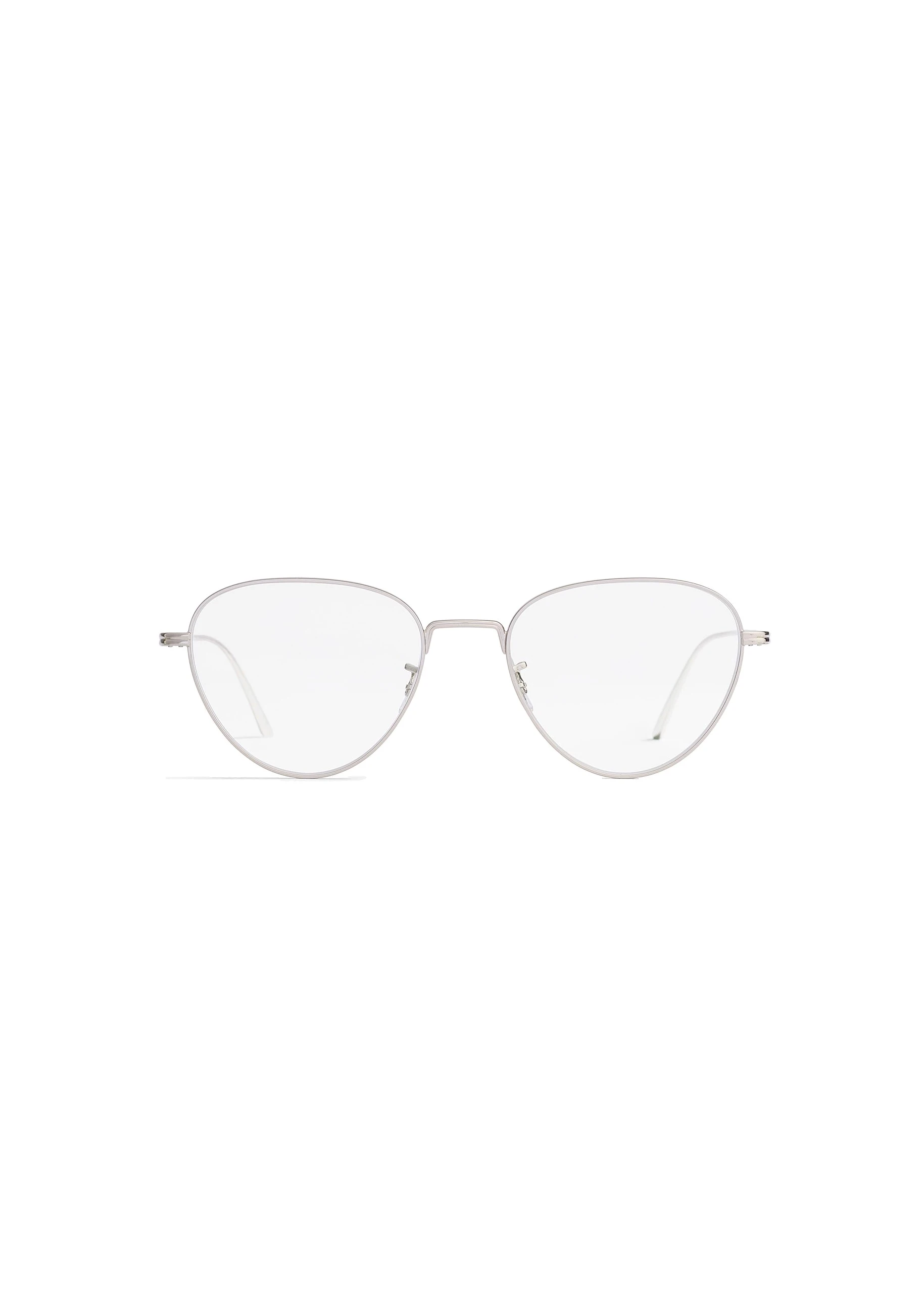 Khaite x Oliver Peoples 1991RX Optical Frames in Silver | Buy Eyewear at Luxury Shoes Khaite Oliver Peoples 1991RX Optical Frames in Silver