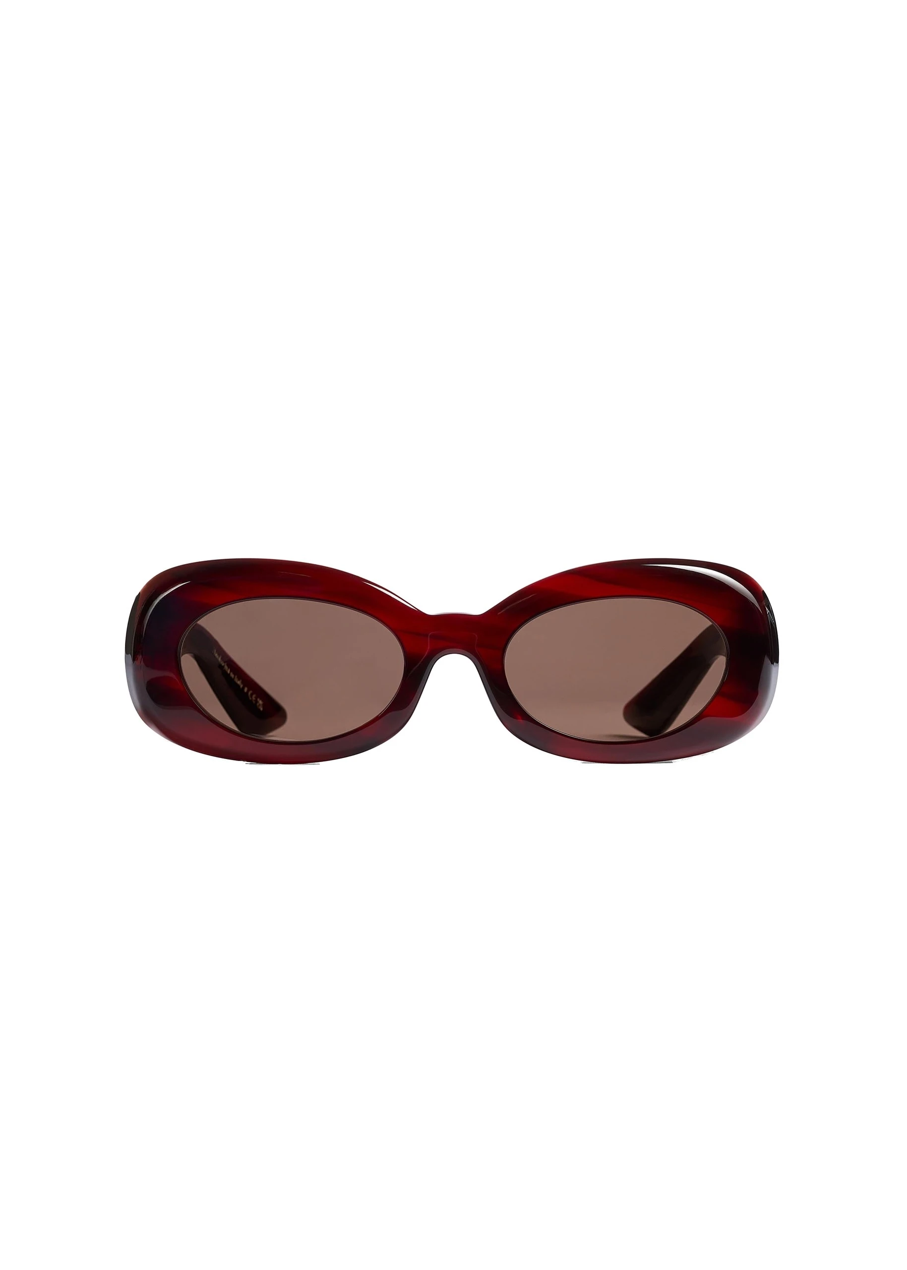 Khaite x Oliver Peoples 1992C Sunglasses in Bordeaux Bark and Brown | Buy Sunglasses at Luxury Shoes Khaite Oliver Peoples 1992C Sunglasses in Bordeaux Bark and Brown