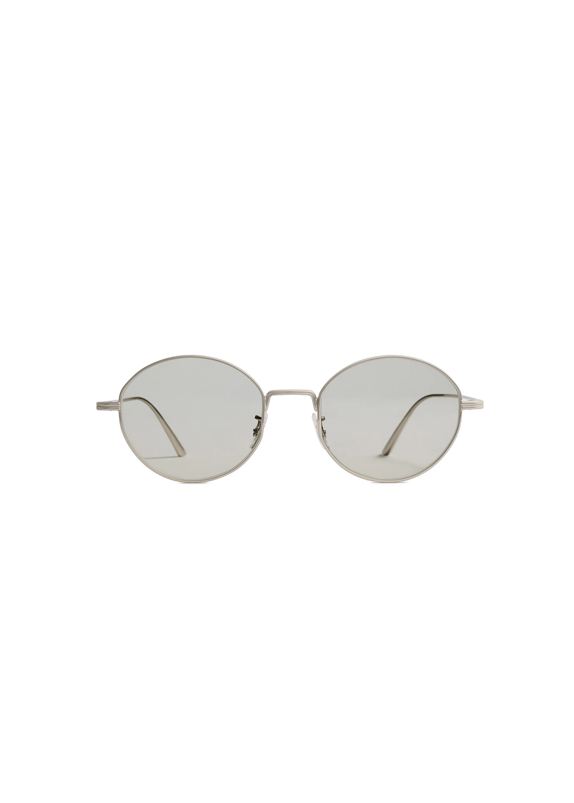 Khaite x Oliver Peoples 1994C Sunglasses in Silver and Blue Light Filter | Buy Sunglasses at Luxury Shoes Khaite Oliver Peoples 1994C Sunglasses in Silver and Blue Light Filter