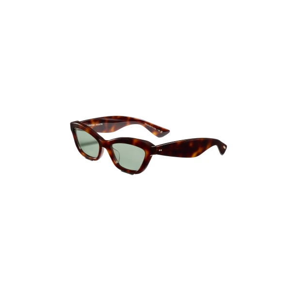 Oliver Peoples 1997C Sunglasses in Dark Mahogany and Green Wash - Image 3