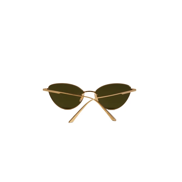 Oliver Peoples 1998C Sunglasses in Gold and Vibrant Green - Image 3