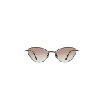 Khaite Oliver Peoples 1998C Sunglasses in Matte Black and Soft Tan Gradient