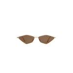 Khaite Oliver Peoples 2001C Sunglasses in Gold and Brown