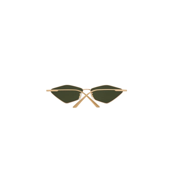 Oliver Peoples 2001C Sunglasses in Gold and Vibrant Green - Image 2