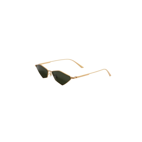 Oliver Peoples 2001C Sunglasses in Gold and Vibrant Green - Image 3