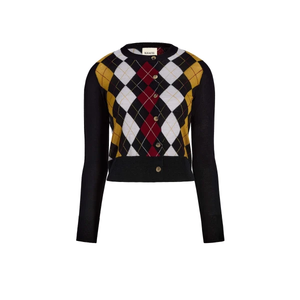 Rita Cardigan in Black Multi