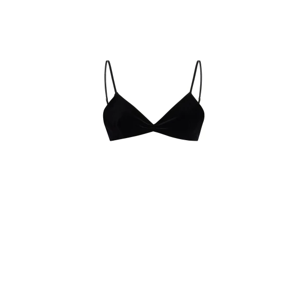 Talita Top in Black Velvet