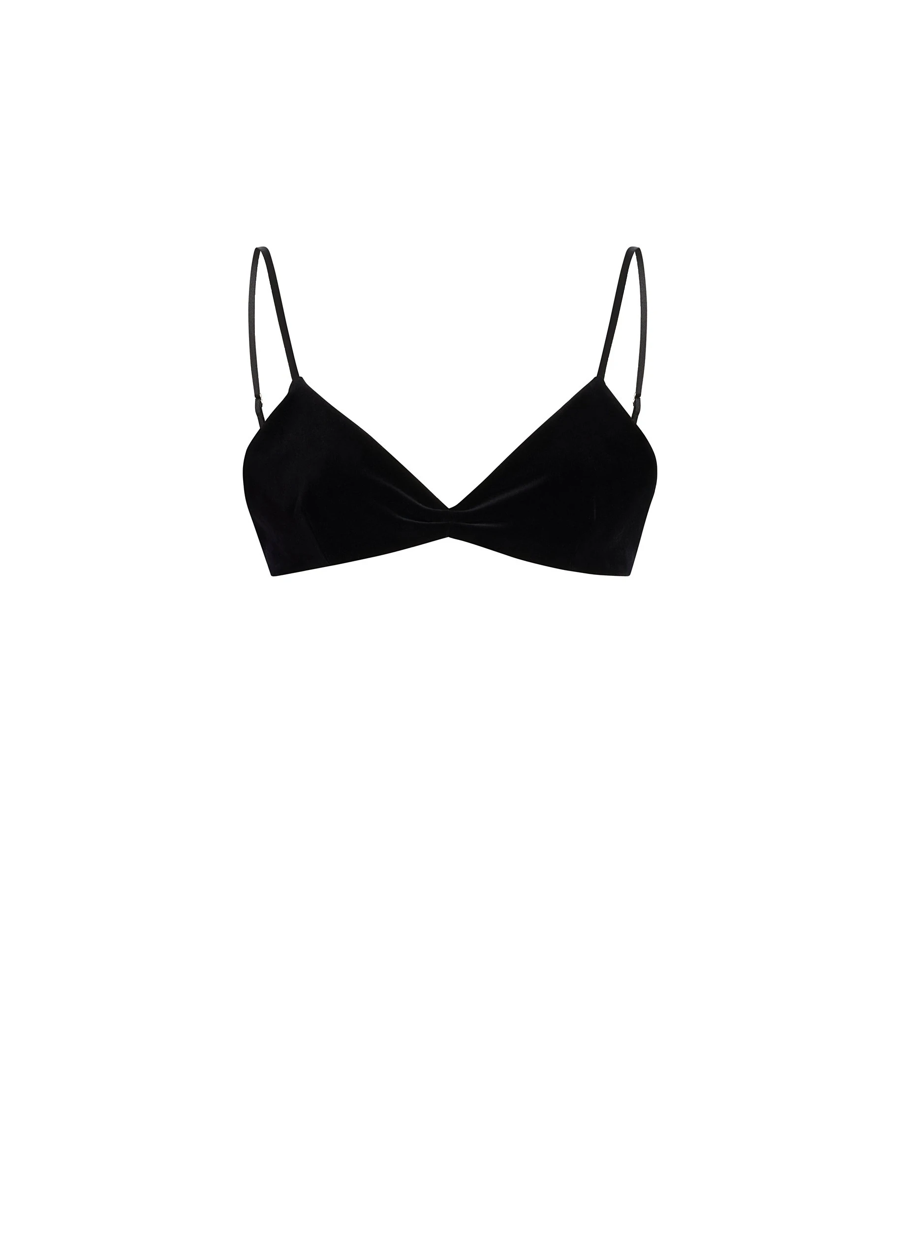 Khaite Talita Top in Black Velvet | Tops | Luxury Shoes Khaite Talita Top in Black Velvet | Tops | Luxury Shoes