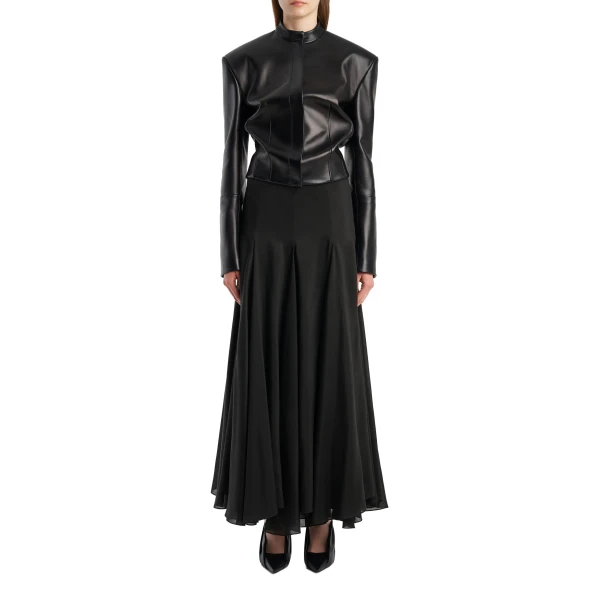 Yoko Jacket in Black Leather - Image 2