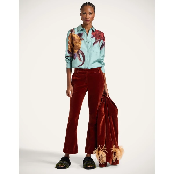 La DoubleJ 24/7 Pants in Terracotta, view 2