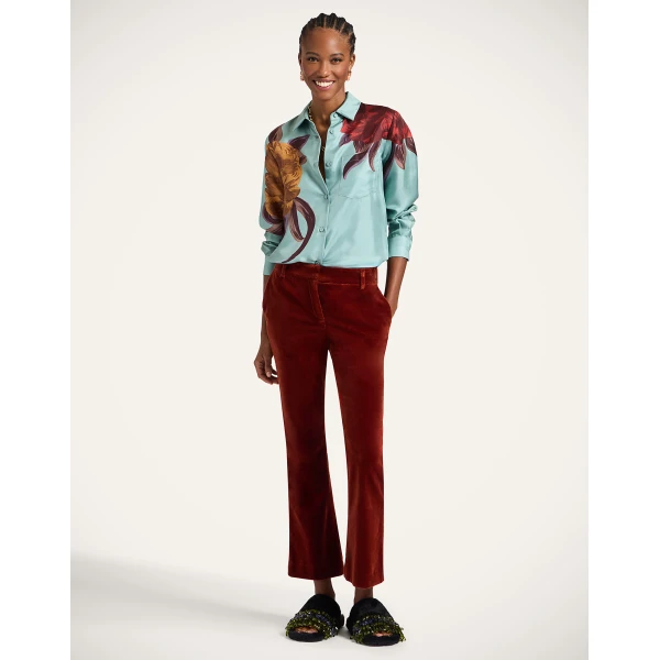 La DoubleJ 24/7 Pants in Terracotta, view 4