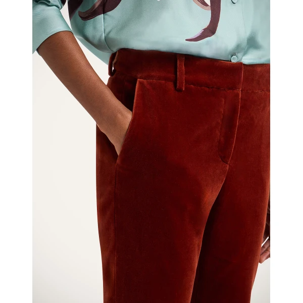La DoubleJ 24/7 Pants in Terracotta, view 5