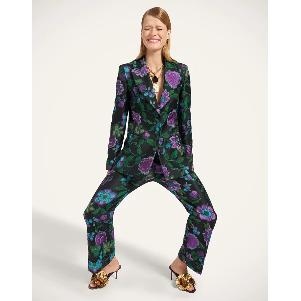 La DoubleJ 24/7 Jacket Bis in Botanical Black at Luxury Shoes 