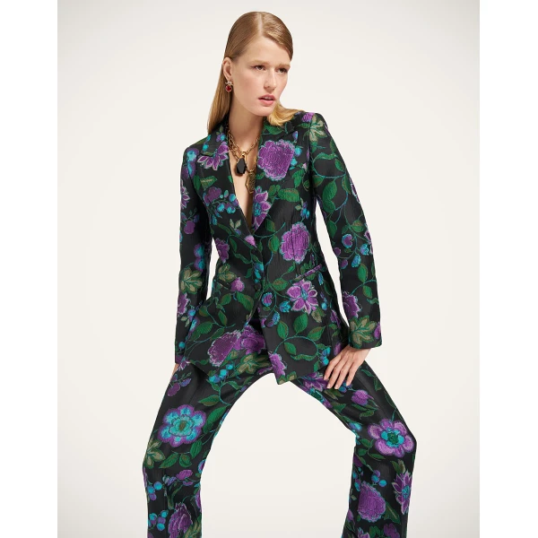 La DoubleJ 24/7 Jacket Bis in Botanical Black at Luxury Shoes 