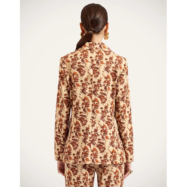 La DoubleJ 24/7 Jacket Bis in Coven Micro Buttercream at Luxury Shoes 