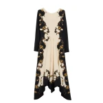 La DoubleJ 9 To 5 Dress in Buttercup Black at Luxury Shoes 