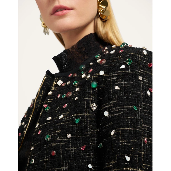 La DoubleJ 9 To 5 Jacket in Bicolor Black at Luxury Shoes 