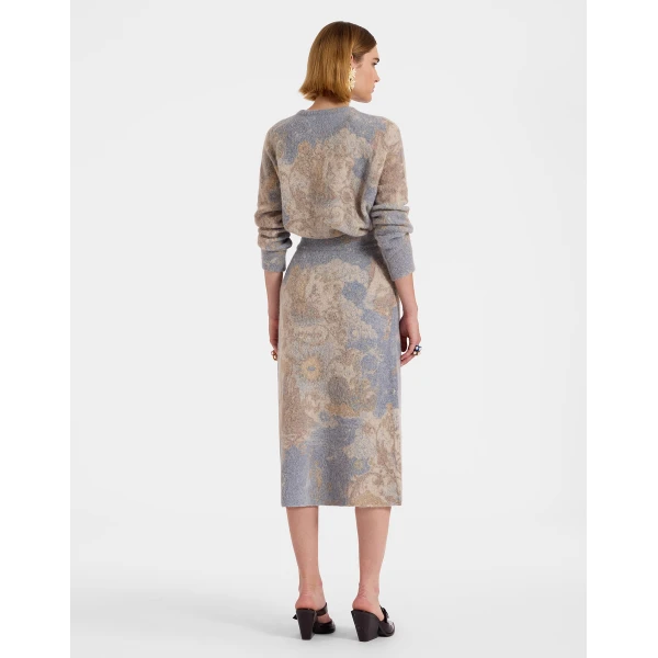 La DoubleJ All-In Skirt in Light Blue, view 3