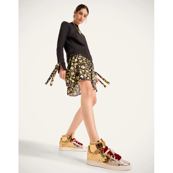 La DoubleJ All Time High Top in Bicolor Gold at Luxury Shoes 