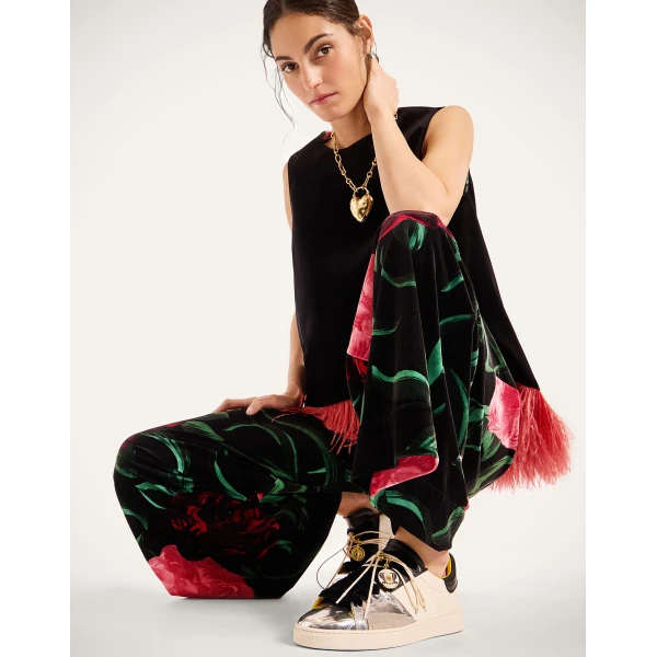 La DoubleJ All Time Low Top in Color Block Black & White at Luxury Shoes 