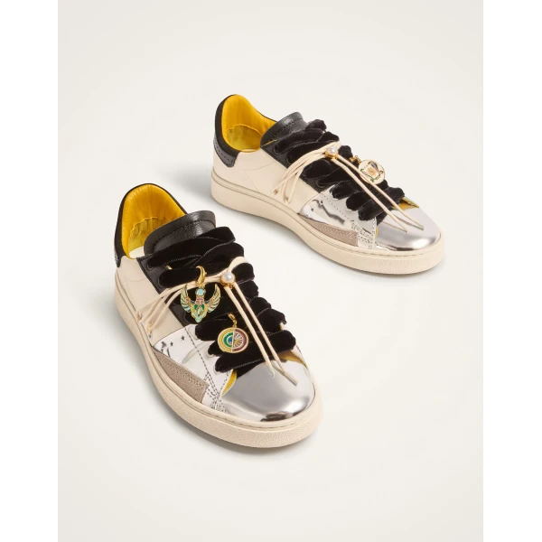 La DoubleJ All Time Low Top in Color Block Black & White at Luxury Shoes 