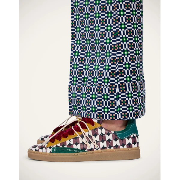La DoubleJ All Time Low Top in Sfere Burgundy at Luxury Shoes 