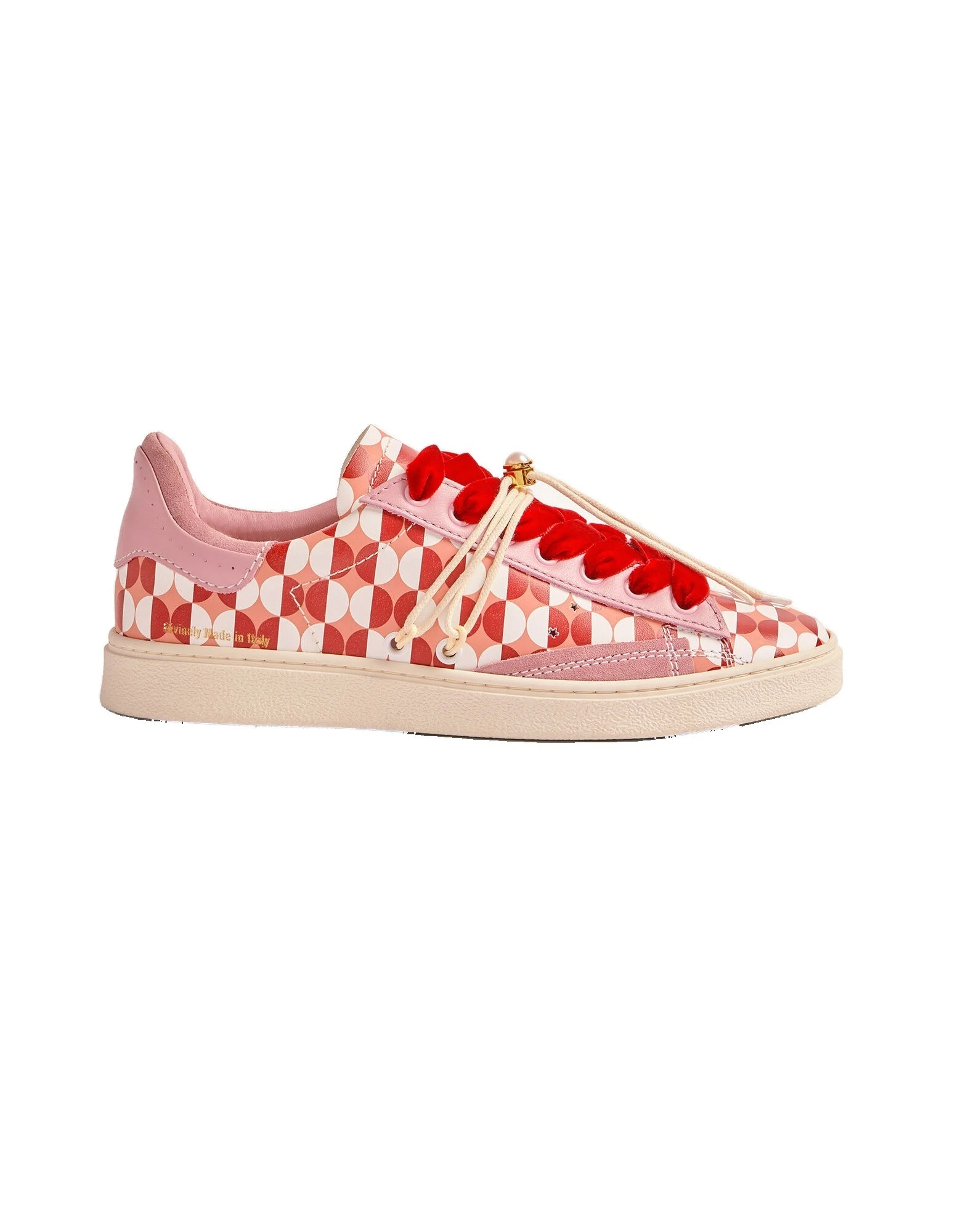La DoubleJ All Time Low Top in Sfere Pink at Luxury Shoes La DoubleJ All Time Low Top in Sfere Pink at Luxury Shoes