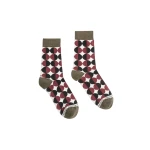 La DoubleJ All Time Socks in Sfere White at Luxury Shoes 
