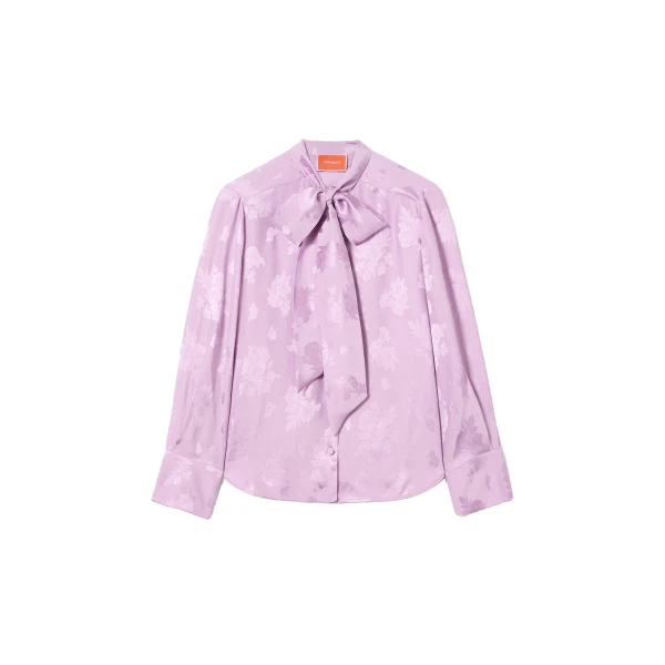 Ascot Shirt in Lilac