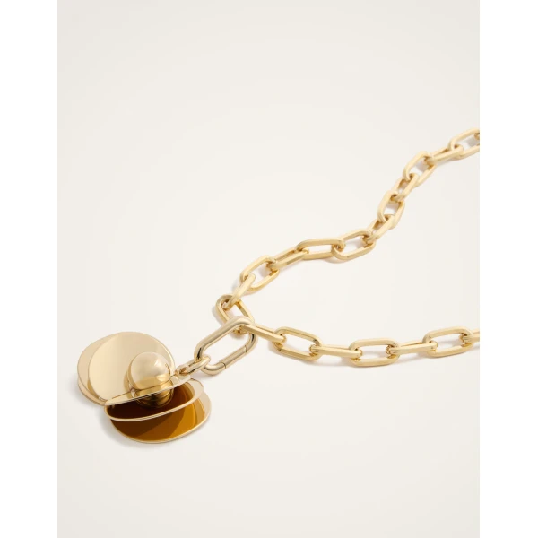 La DoubleJ Aura Charm in 24K Gold Plate, view 4