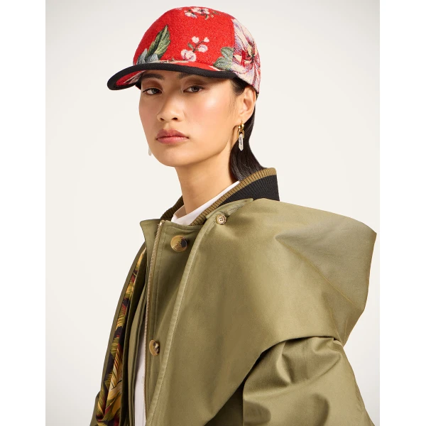 La DoubleJ Babeball Cap in Honolulu Red at Luxury Shoes 