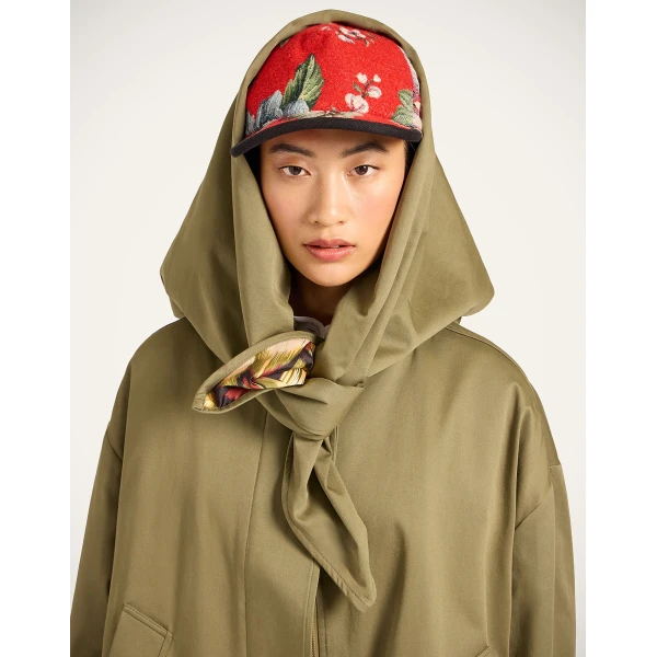 La DoubleJ Babeball Cap in Honolulu Red at Luxury Shoes 