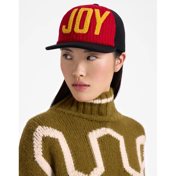 La DoubleJ Babeball Cap in Red at Luxury Shoes 
