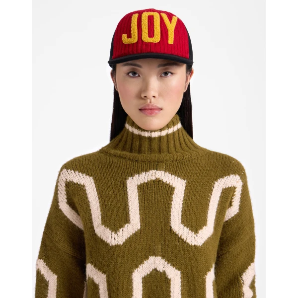 La DoubleJ Babeball Cap in Red at Luxury Shoes 