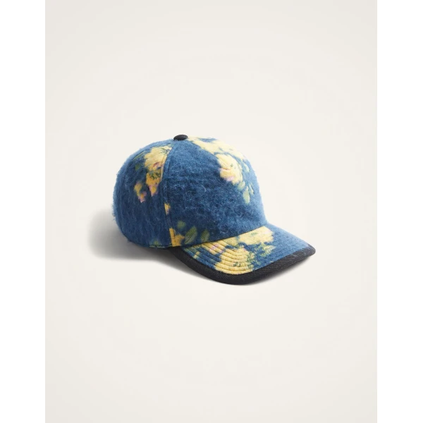 La DoubleJ Babeball Cap in Riptide Navy at Luxury Shoes 