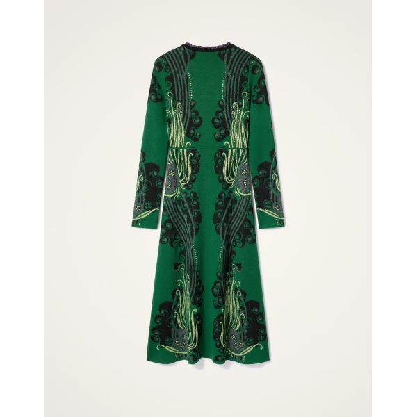 La DoubleJ Bee Dress in Atlantis Green, view 5
