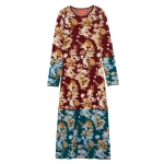 La DoubleJ Bee Dress in Coven Burgundy at Luxury Shoes 
